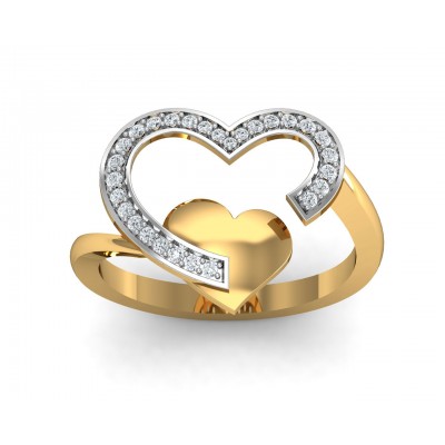 Fiona  Diamond Heart  Ring